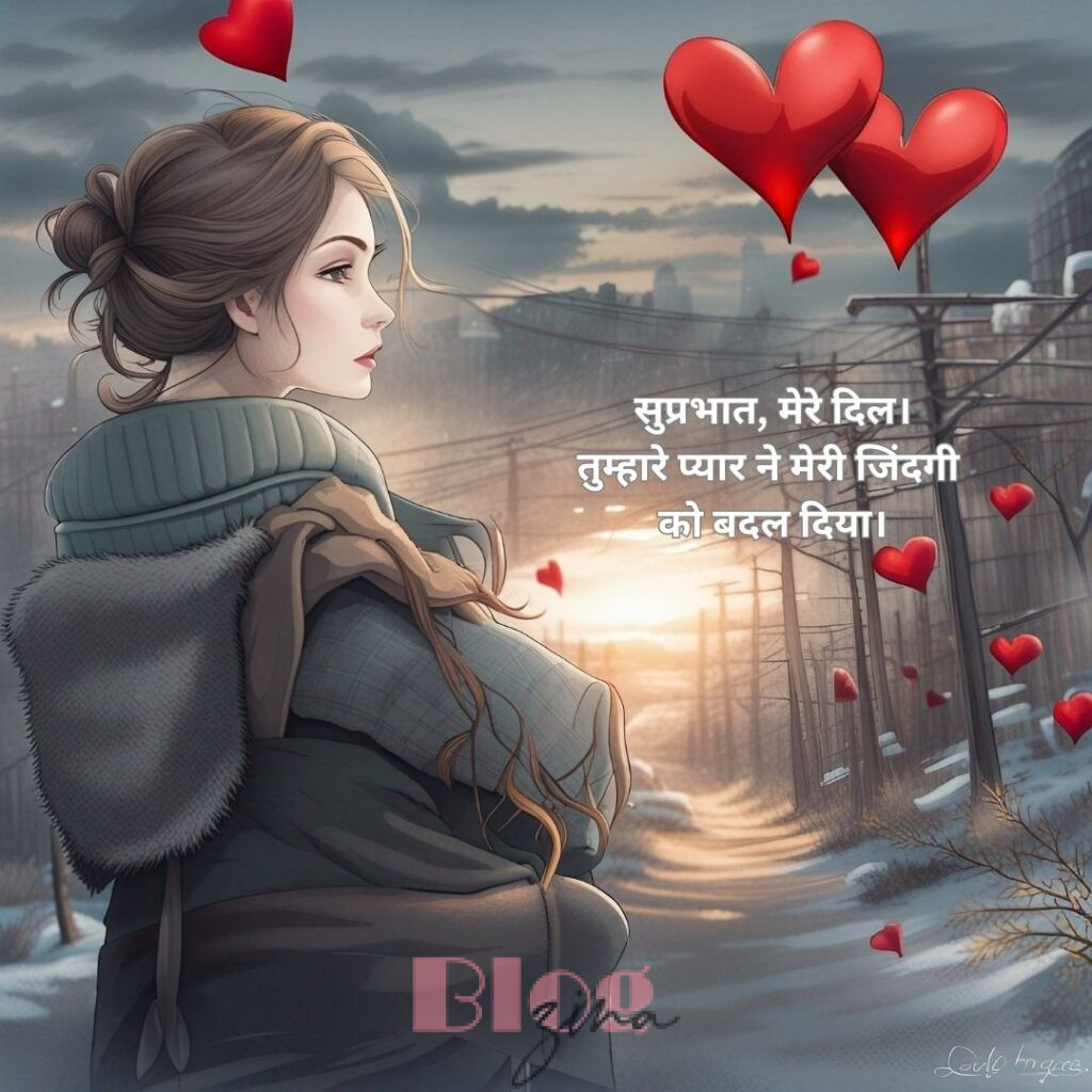 Good Morning My Love Quotes in Hindi