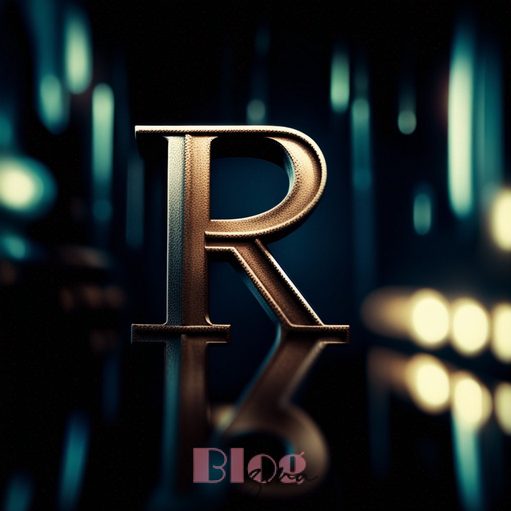 Stylish R Letter DP for WhatsApp