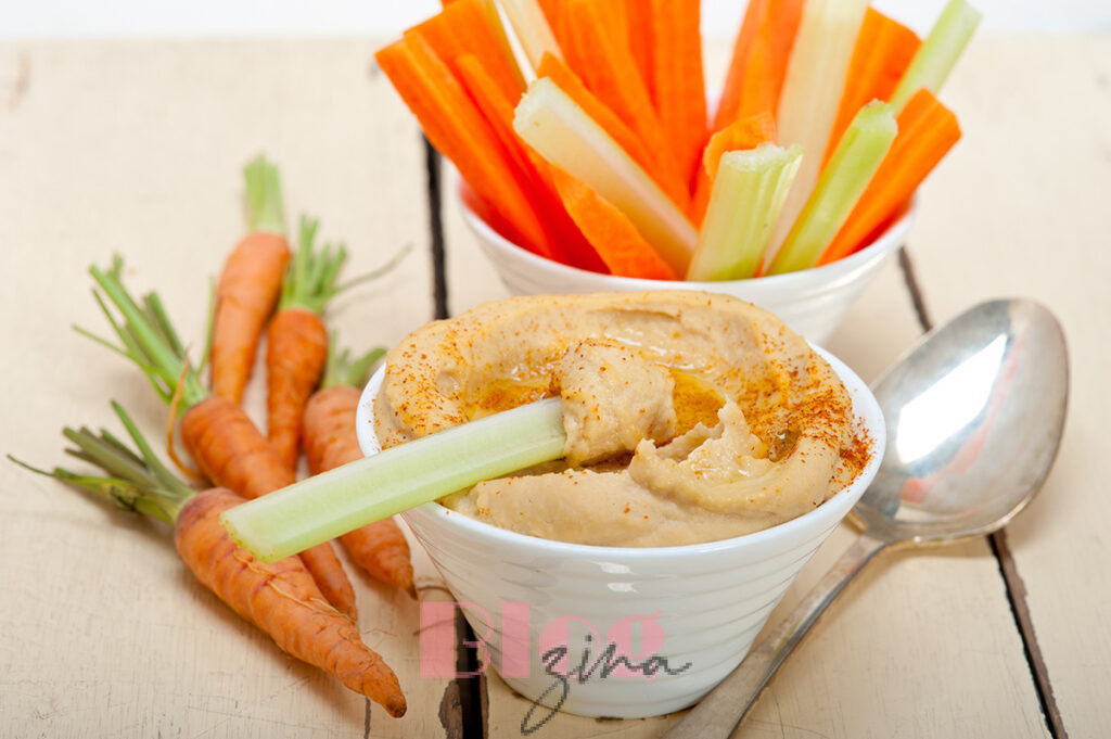 Celery and Hummus Dip Airfood Recipe