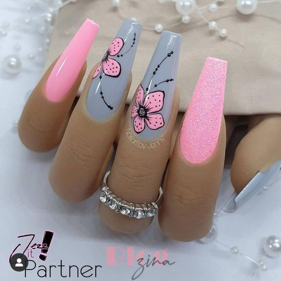 Flower Nail Art Designs