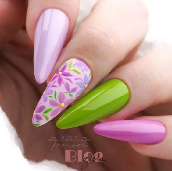 Flower Nail Art Designs