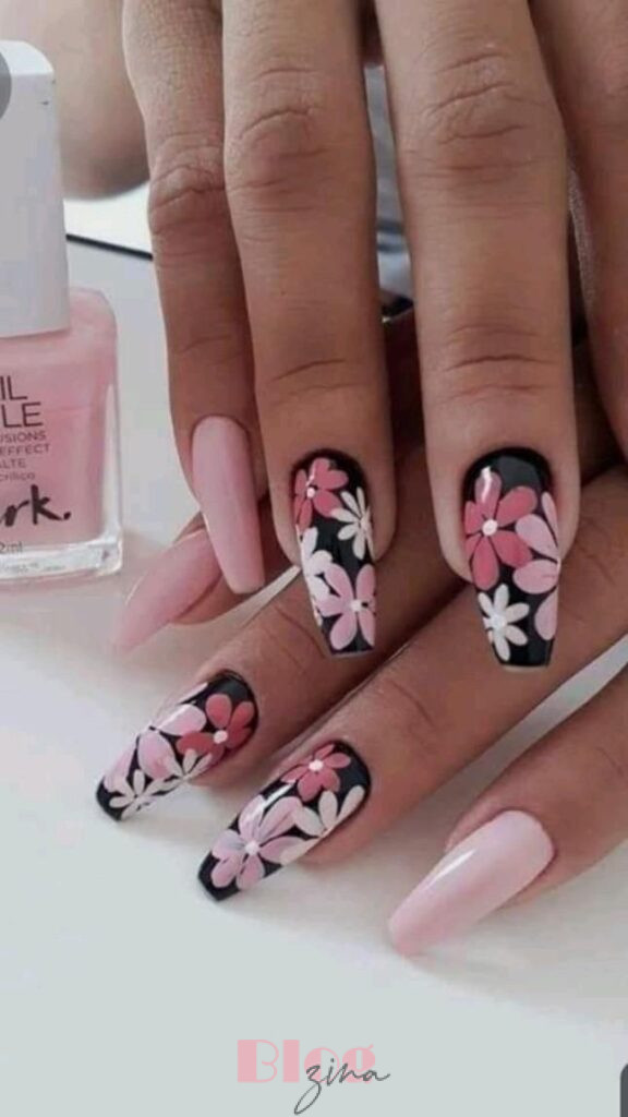 Flower Nail Art Designs