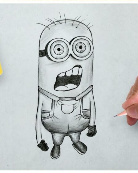 Minions Pencil Drawing