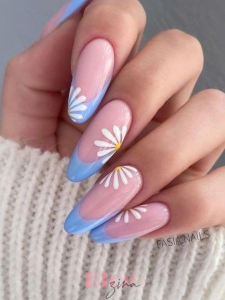 cute striped nail designs