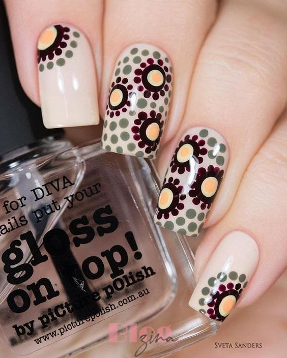 diy polka dot nail designs