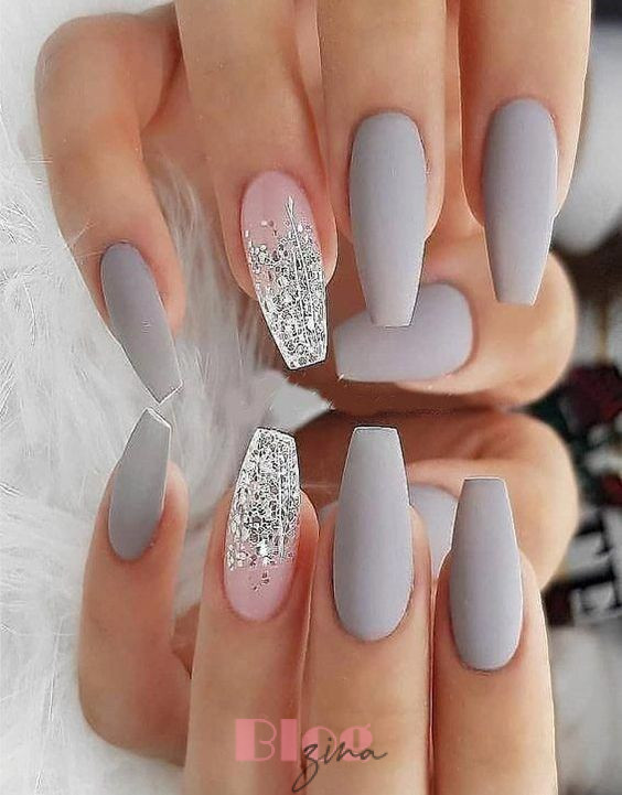 bridal nail colours