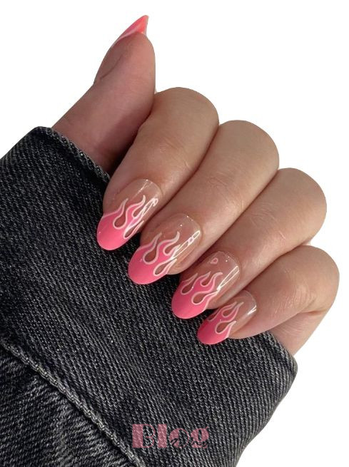 flame nail designs gallery