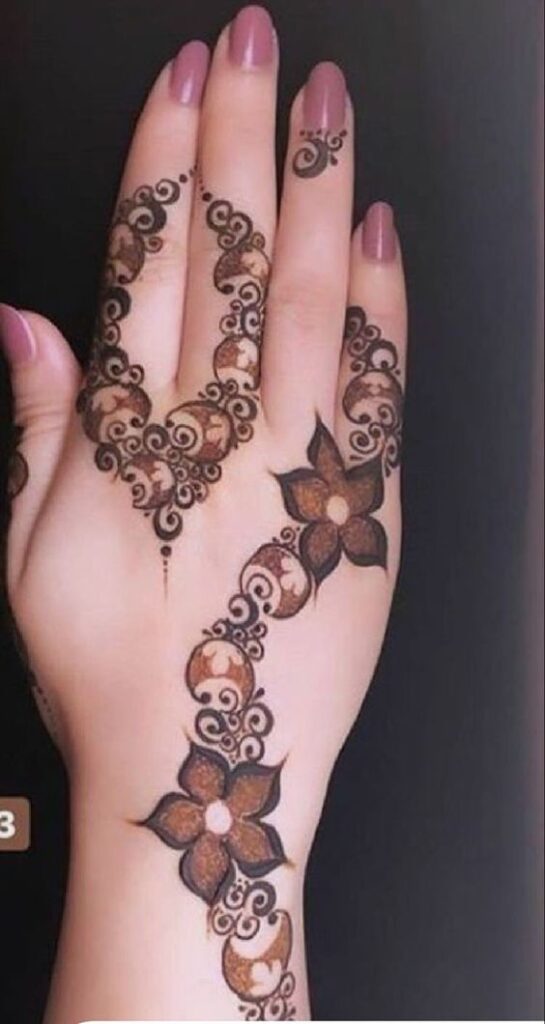 mehndi design simple