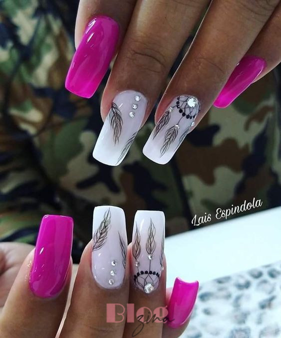 bridal nail designs