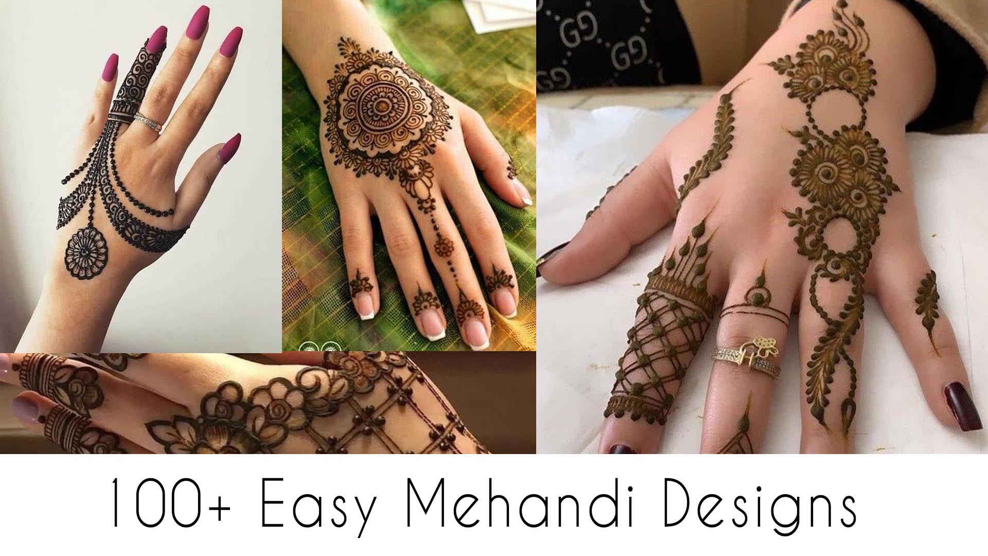 Easy Mehandi Designs