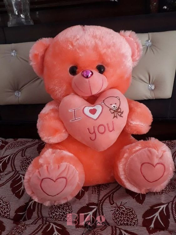 Cute Pink Teddy Bear DP Image For Whatsapp and Facebook