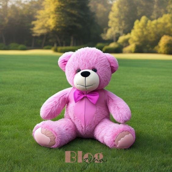 Cute Pink Teddy Bear DP Image For Whatsapp and Facebook