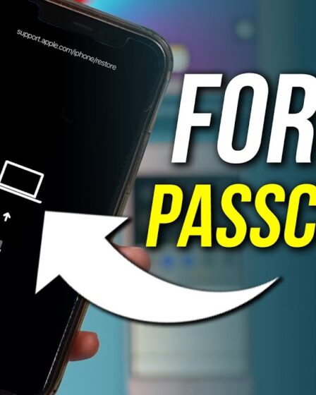 Unlock iPhone if Passcode forgotten