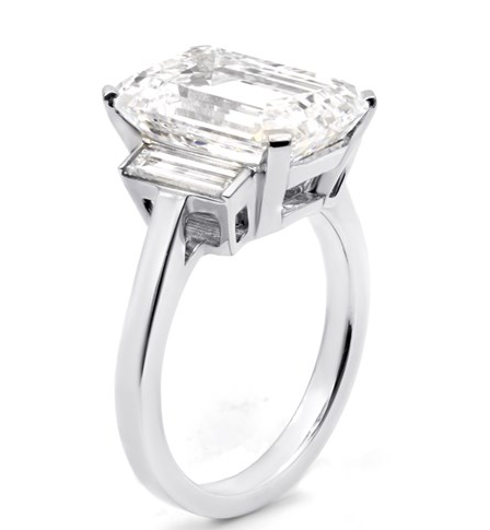 Perfect Emerald Cut Diamond