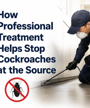 How Professional Treatment Helps Stop Cockroaches at the Source