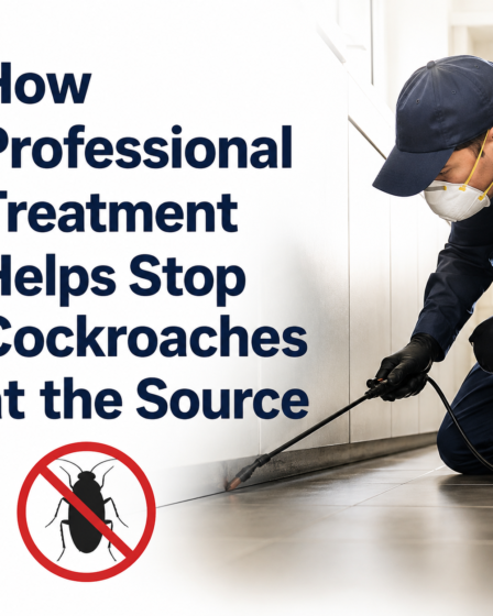 How Professional Treatment Helps Stop Cockroaches at the Source