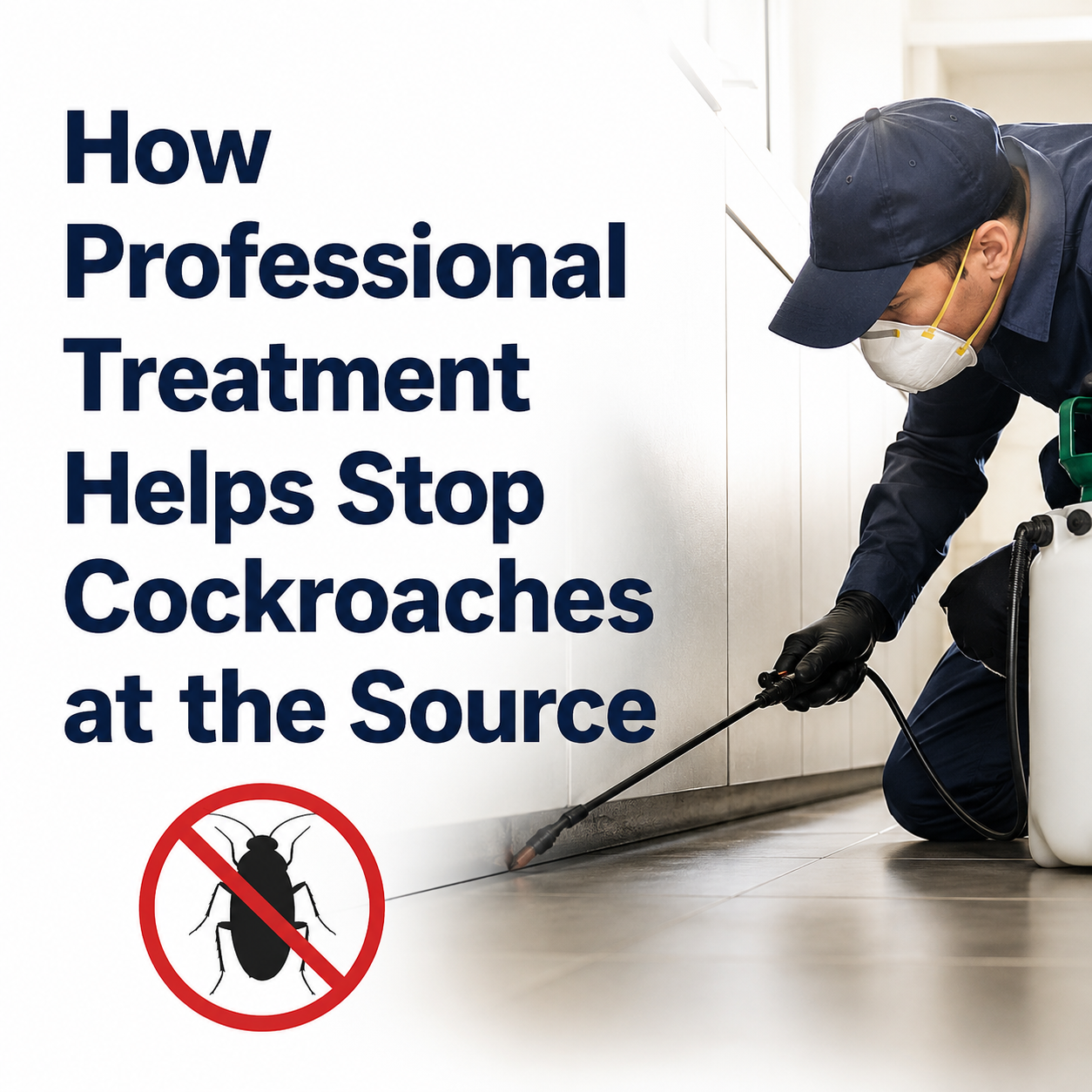 How Professional Treatment Helps Stop Cockroaches at the Source